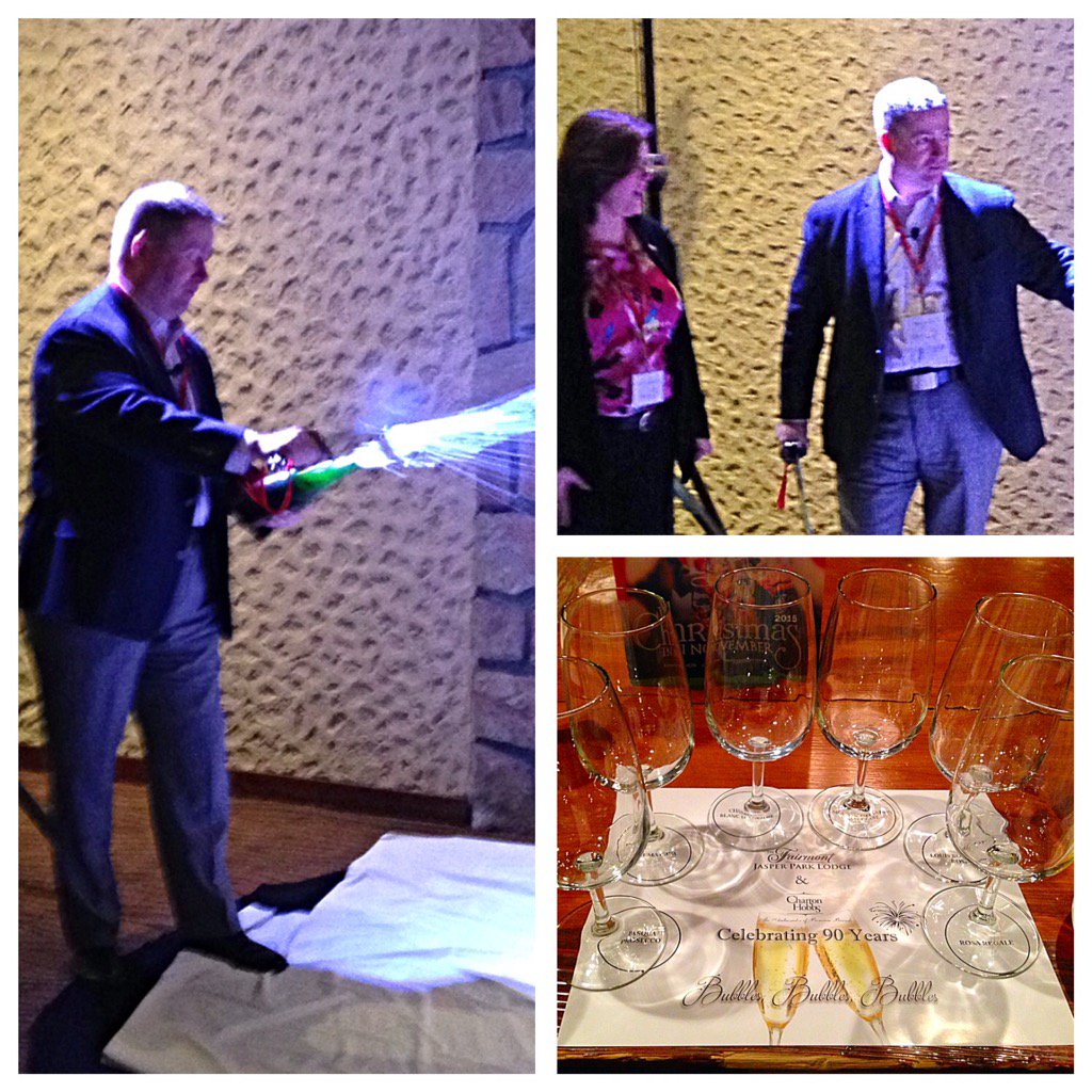 #Sabring &amp; #Bubbles tasting at #JasperCIN with <a href="/ChartonHobbs/">Charton Hobbs</a>