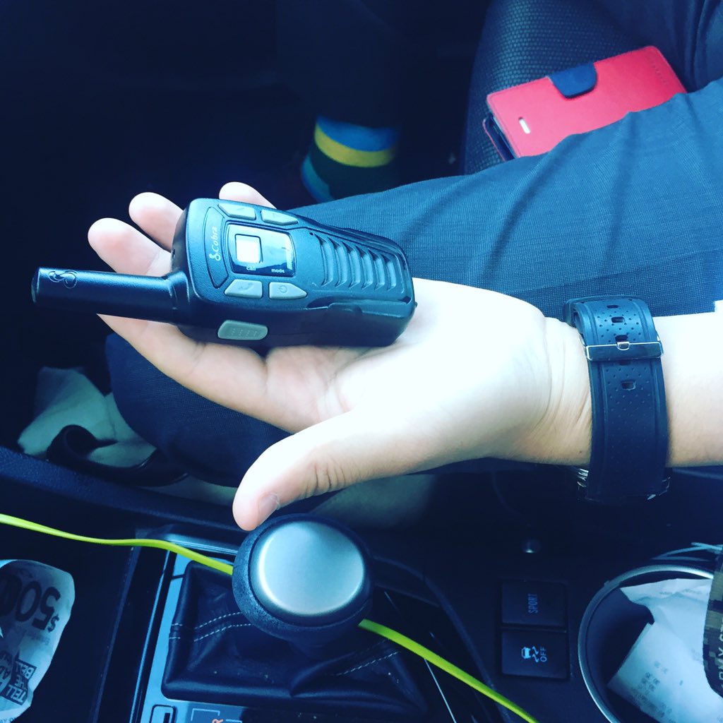MissOrellana's tweet image. When the drummer hands you a walkie talkie to avoid getting lost...#idrivefast lol