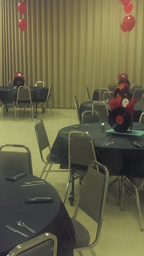FloridaMMC's tweet photo. Tonight's Sock Hop sure looks swell!  Folks are dying to get in! https://t.co/4VFoYBF7Rx