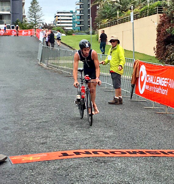 TriathlonZone's tweet photo. The lead guys #challengeforster https://t.co/CqnzYZy6jb