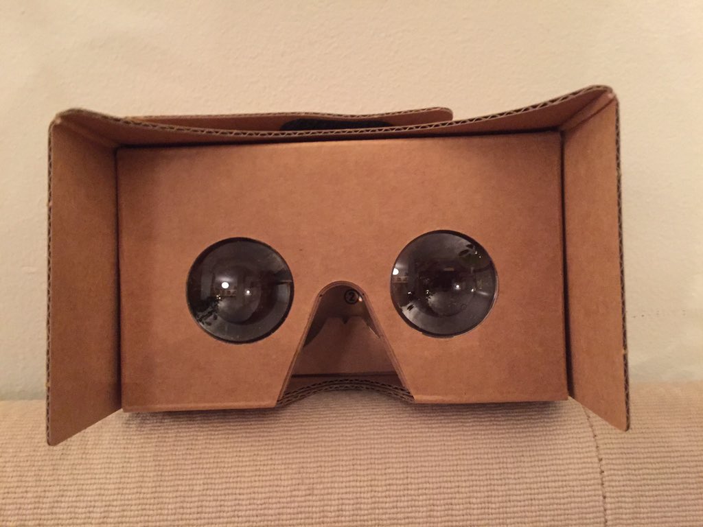 "All the news that fit to view through a VR app for iOS or Android." #NYTVR