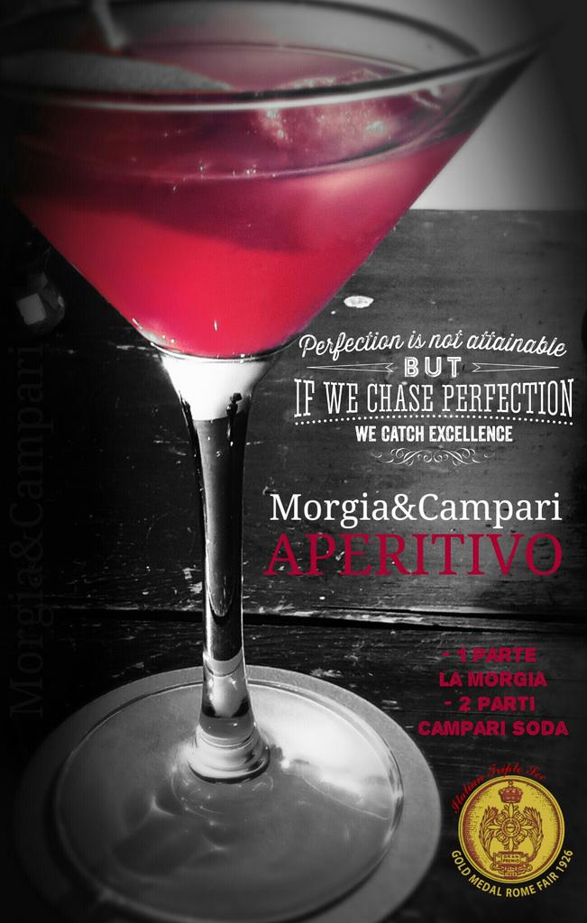 LaMorgia_ITA's tweet photo. The new way for the APERITIVO is Morgia&amp;Campari #lamorgia #italiantriplesec #goldmedalromefair1926 #london #LCW15 https://t.co/5d0h5ekzev