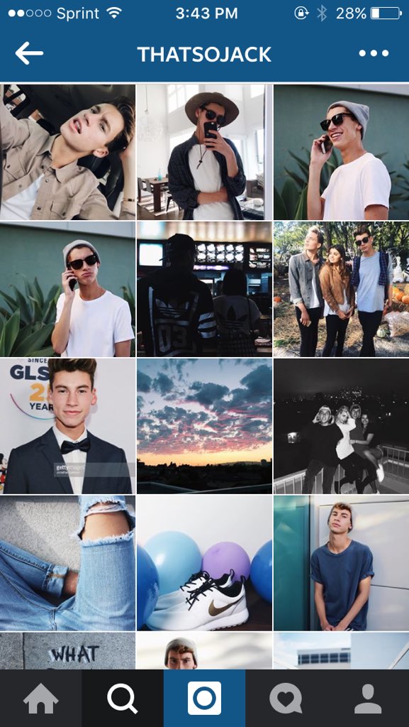 soiyoutube's tweet photo. #THATSOJACK HIS FEED IS ACTUAL GOALS I CANT OMFL @JackMatthew https://t.co/ZNfM7IvwGr