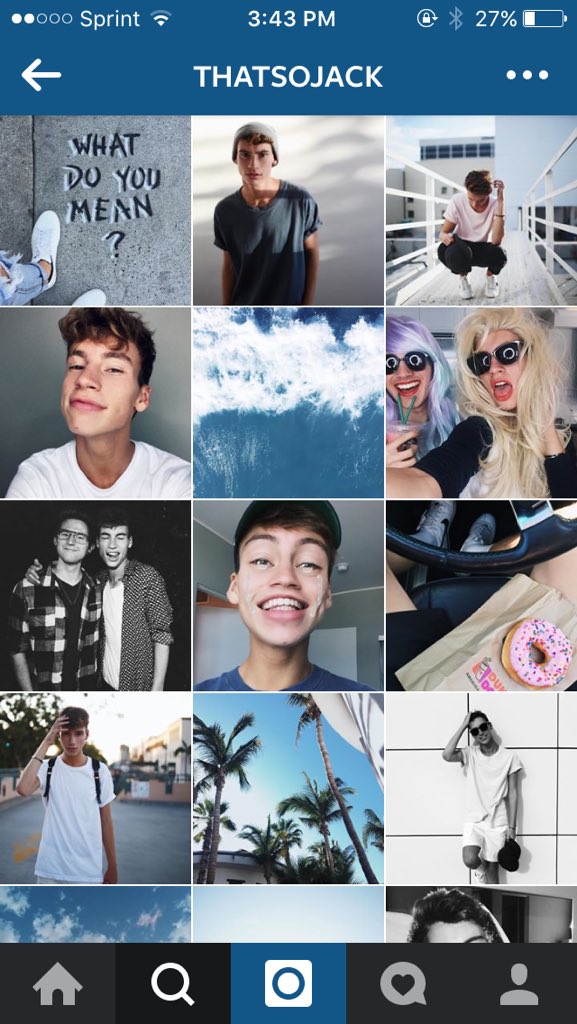 soiyoutube's tweet photo. #THATSOJACK HIS FEED IS ACTUAL GOALS I CANT OMFL @JackMatthew https://t.co/ZNfM7IvwGr