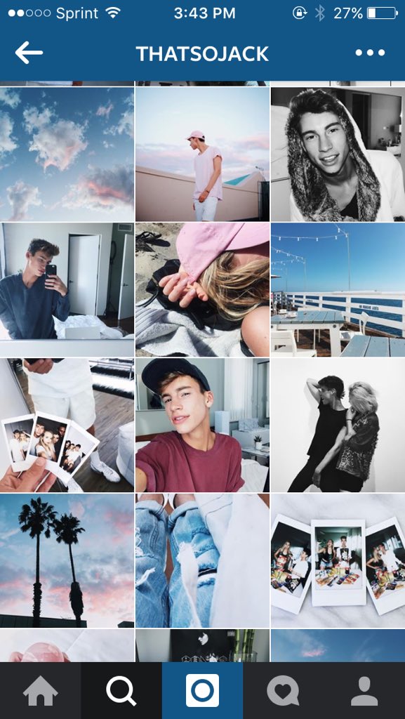 soiyoutube's tweet photo. #THATSOJACK HIS FEED IS ACTUAL GOALS I CANT OMFL @JackMatthew https://t.co/ZNfM7IvwGr