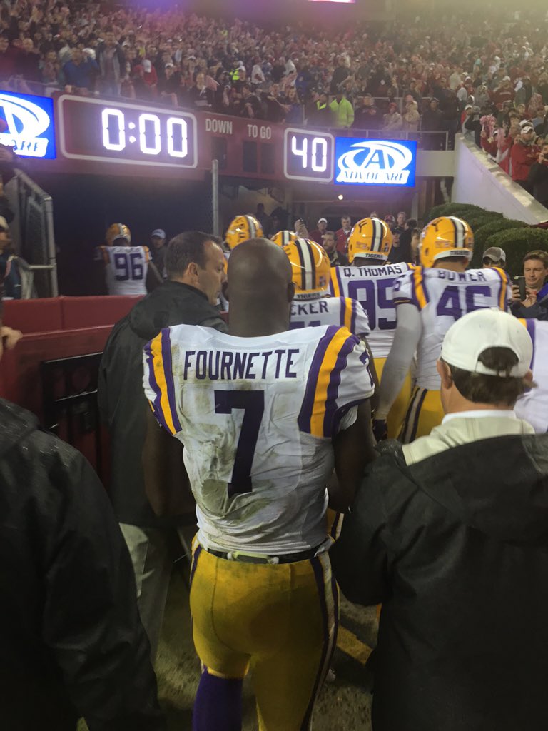 CollegeGameDay's tweet photo. Long day at the office for this man. https://t.co/Z3Clni5Zma