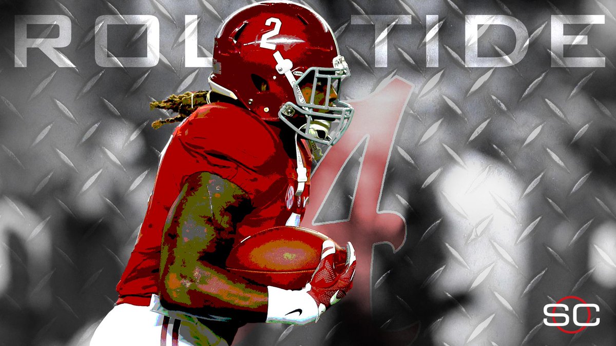 SportsCenter's tweet photo. The Tide Roll! No. 4 Alabama beats No. 2 LSU, 30-16. 
Derrick Henry rumbles for 210 Yds and 3 TD. https://t.co/nLOreqYEqB