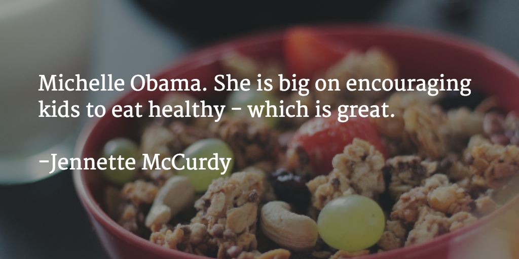 fitselfies_com's tweet photo. Michelle Obama. She is big on encouraging kids to eat healthy - which is great. -Jennette McCurdy https://t.co/hziqJ7kS2K