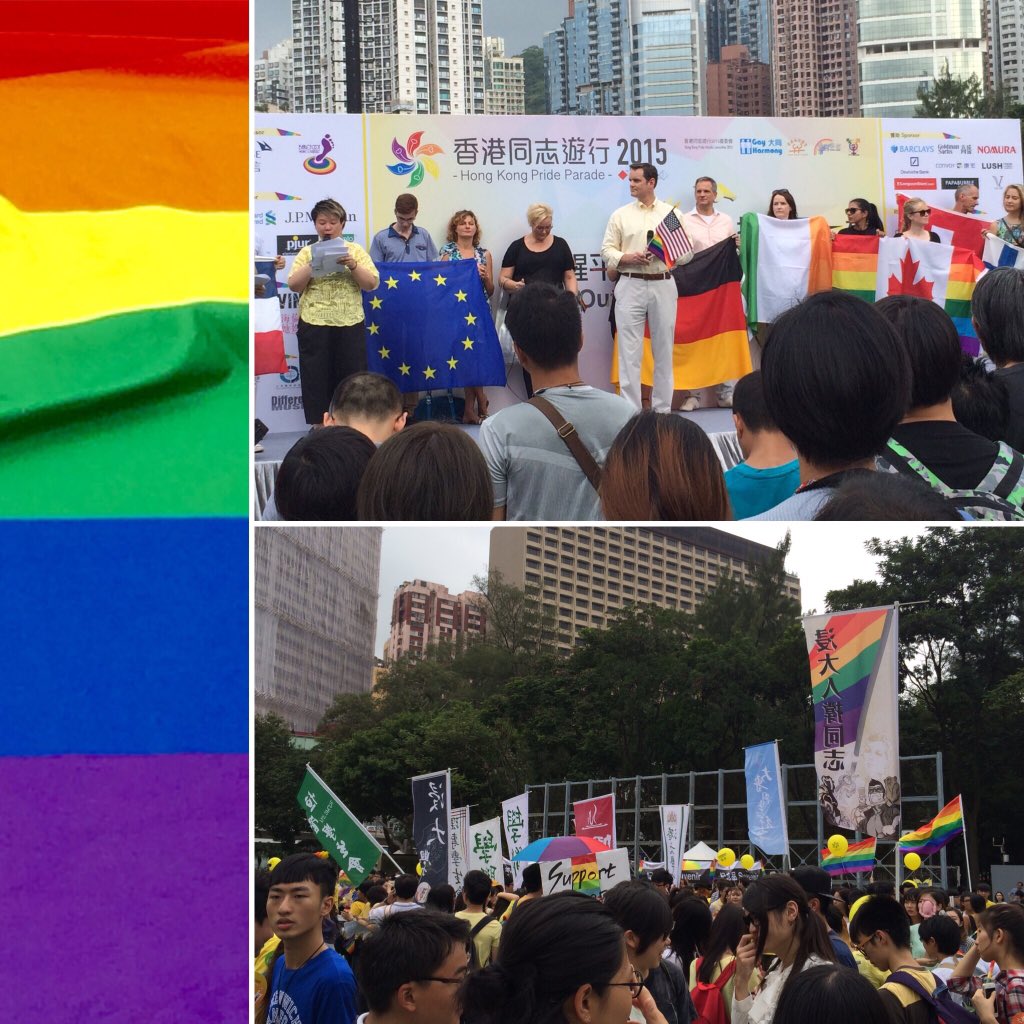 JenOLesh's tweet image. Hong Kong Pride Parade 2015, "Yell out for equality!" #equality