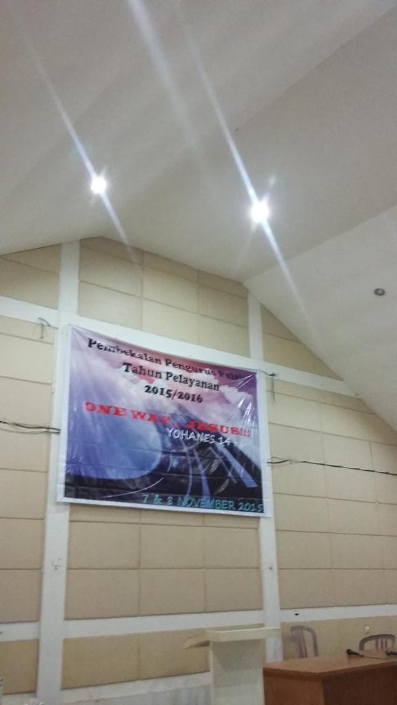 Tema pembekalan tahun ini: One Way, JESUS!!!