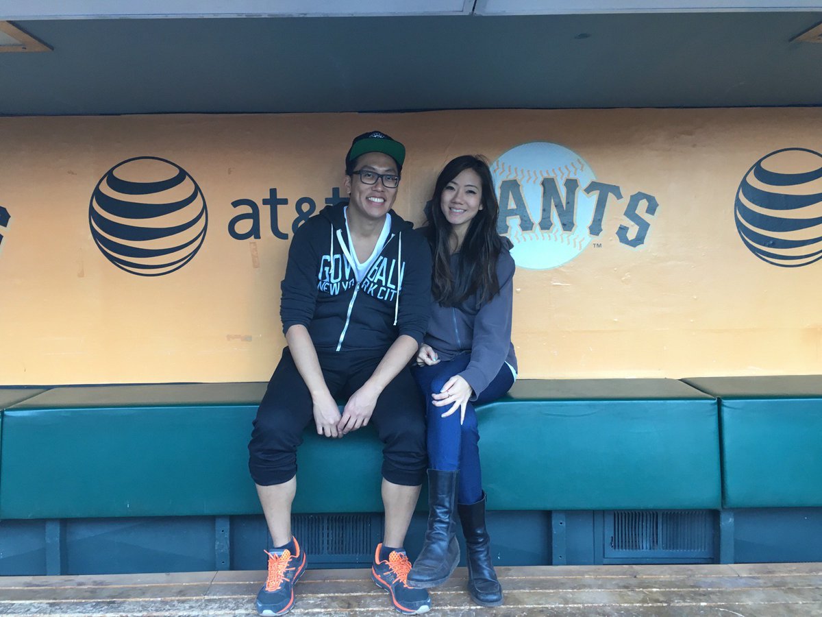 itsmealicelee's tweet photo. In the dugout! #bayareasciencefest #discoveryday (@ AT&T Park - @sfgiants) https://t.co/AOz3PgxVVI https://t.co/tyE1ZDOAER