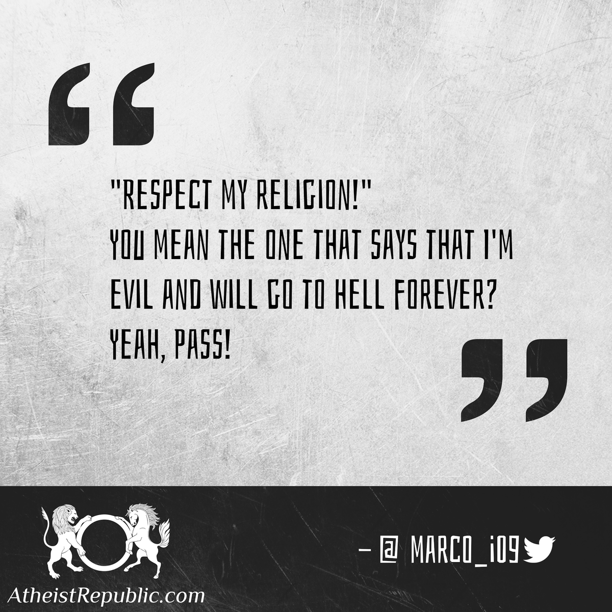 Discussion on this topic: How to Respect an Atheist, how-to-respect-an-atheist/ Forum on this topic: How to Respect an Atheist, how-to-respect-an-atheist/