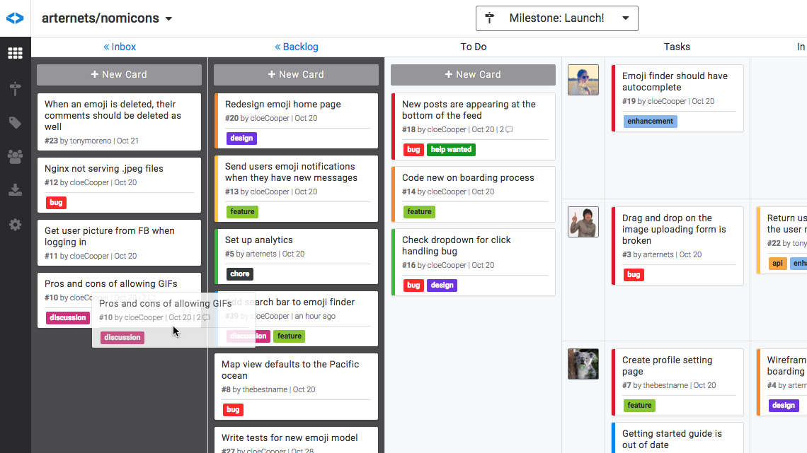 goldfoot's tweet photo. Huge fan of the kids at @zube_io. Elegant, simple GitHub project management. Thanks again, @zube_io!! https://t.co/Rpt83M84Df