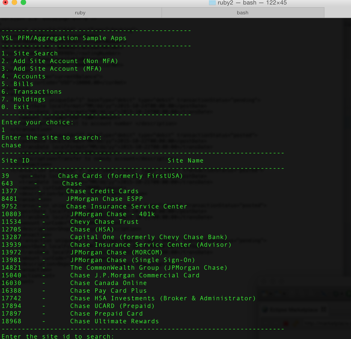JJOnTech's tweet image. Hey #fintechhack @atdc - check out the Simplified API sample code for #ruby @YIDeveloper