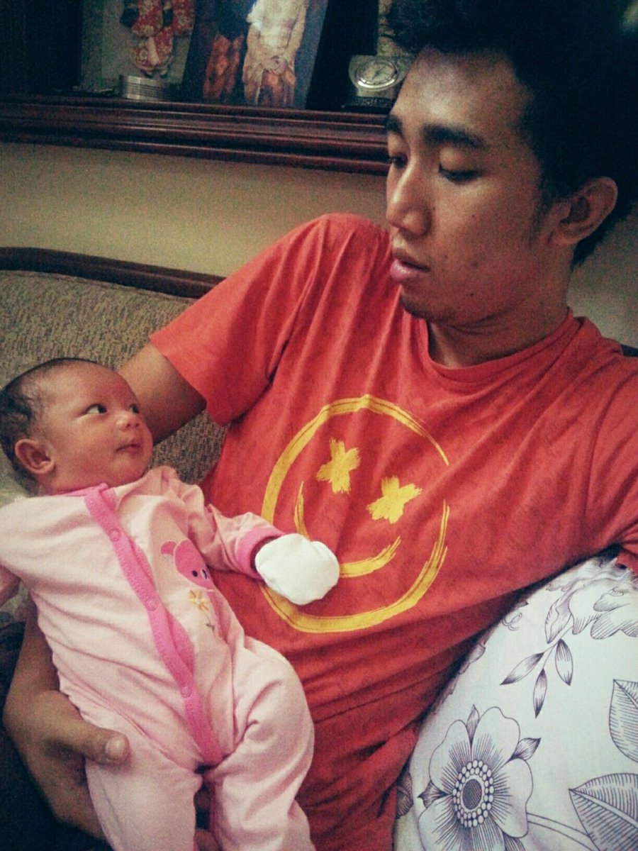 Morning talk with daddy....