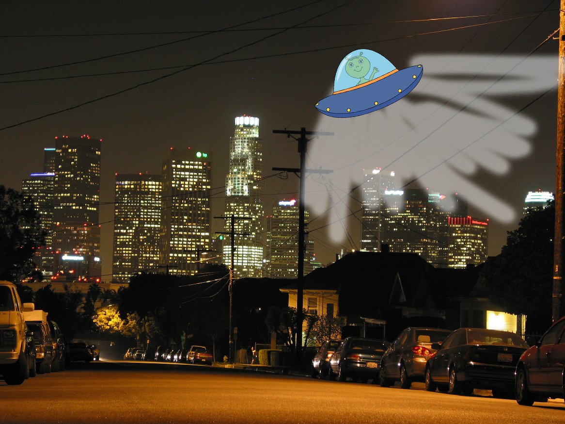 just saw a #UFO in #LosAngeles wow