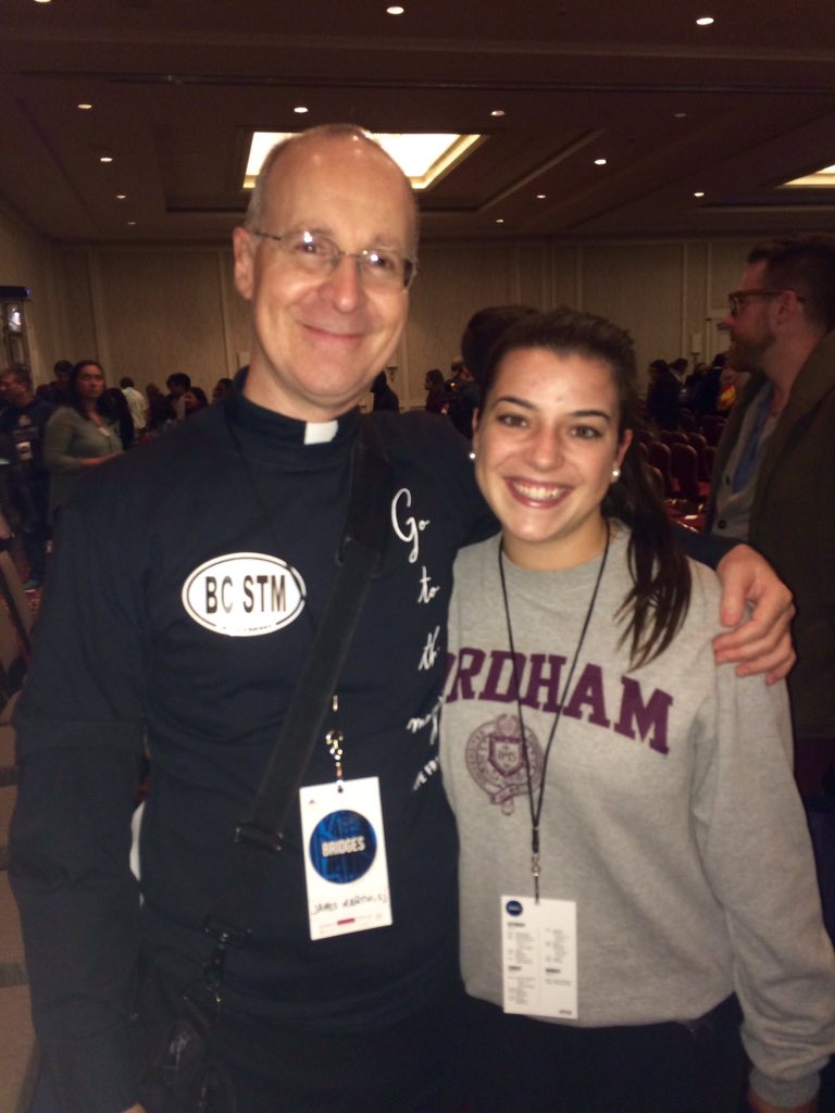nataliaapetit's tweet photo. so blessed to have met the wonderful, hilarious and inspiring Father James Martin! #ift2015 @JamesMartinSJ https://t.co/t6qAp9nU2P
