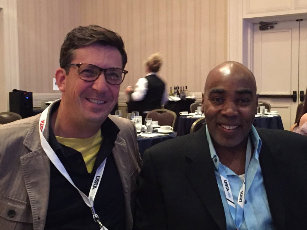 OConnorTennis's tweet image. Getting inspired by Frank from @bpdtennis at the @usta TDW. Excited about how TTT can serve the youth in Montgomery