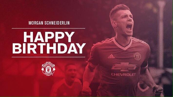 Happy 26th Birthday, Morgan Schneiderlin. 