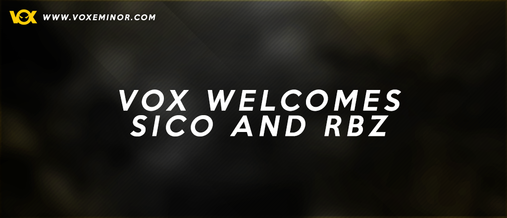 voxeminor's tweet photo. Today we welcome sico and rbz to the Vox Eminor family. https://t.co/vZKkvuepd2 https://t.co/J9ffZzyTAd