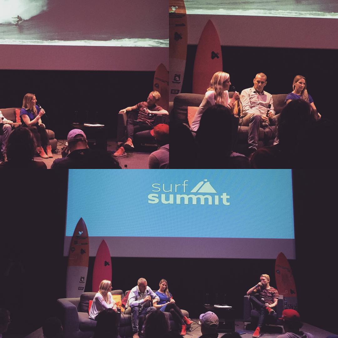 Great panel with Pauline Ado, Dr. Easkey Britton (<a href="/fairsurf1/">FairSurf</a>) &amp; Garret McNamara at the #SurfSummit