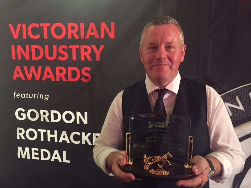 Congrats to <a href="/PaulRowse1/">Paul Rowse</a> - full-time secretary of year <a href="/Bdtc150/">Ballarat & District Trotting Club</a>