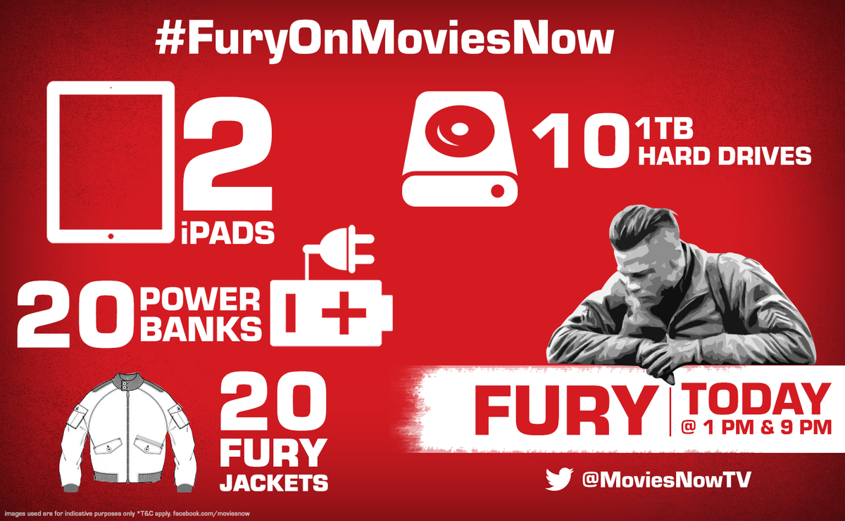 moviesnowtv's tweet photo. Guys, 300 RTs to unlock the second question! #FuryOnMoviesNow RT RT RT :) https://t.co/xj9OwrND8Z