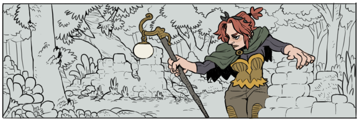 It's when I have the most work to do that I get inspired to draw anything but what I'm supposed to...so here's a WIP 