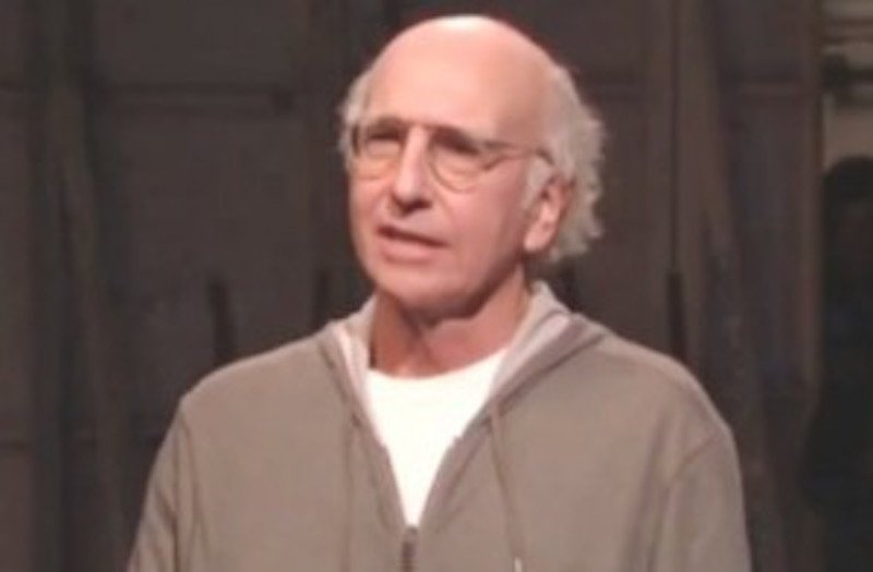Larry David heckles Donald Trump on SNL VIDEO