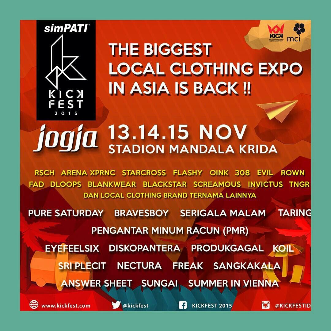 FREAK main di JOGJA|GRUNGE!!"@FREAK_kickass: at <a href="/kickfest/">KICKFEST</a> Jogjakarta sabtu 14/nov/2015 #FreakKickfest #Kickfest2015 "