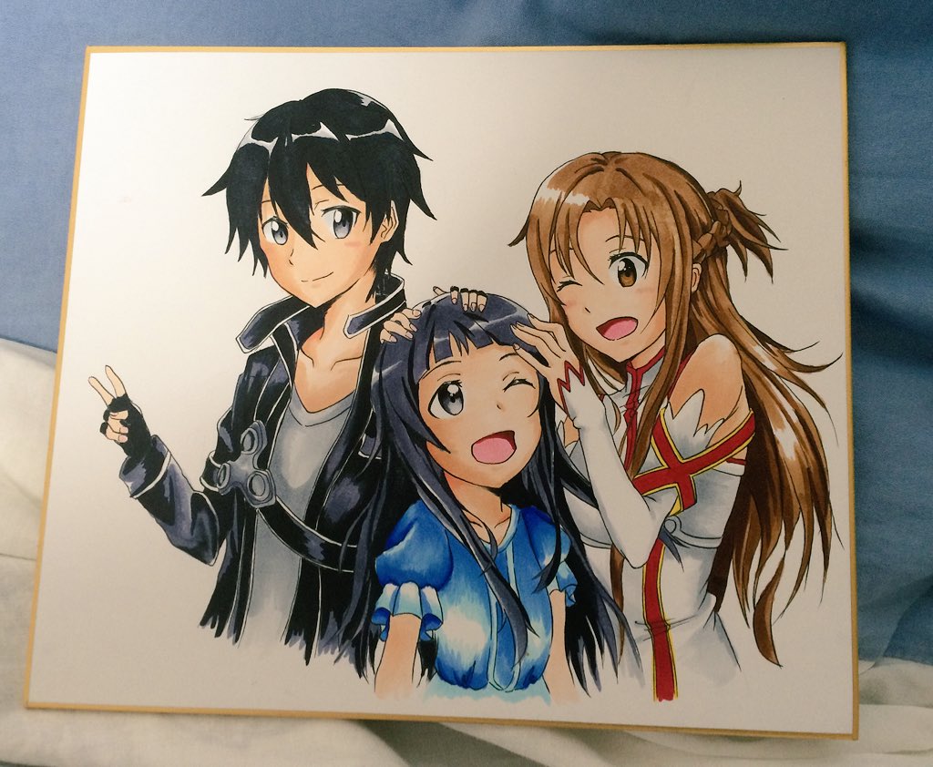 east_B_nanodayo's tweet image. 初コピック絵
コピック昨日買った(灬ºωº灬)
まだ30色もないけどww
構図はオリジナルです!!
コピックの塗るコツ教えて下さい
#るーく団
#ARETS団
#イラスト同盟活動 
#SAO