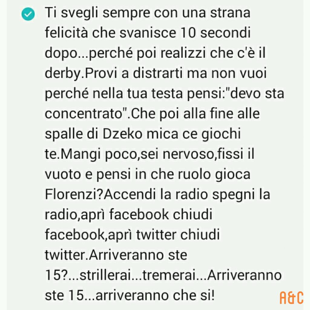 ASR_parliamo_di's tweet photo. #lamattinaprimadelDerby #RomaLazio un mio pensiero....#astuziaecore https://t.co/QCUNtkbkzh