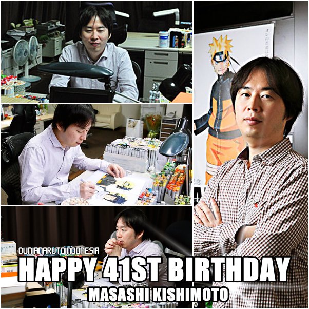 Otanjoubi Omedetou sensei    \" Happy 41st Birthday, Masashi Kishimoto!             ! 