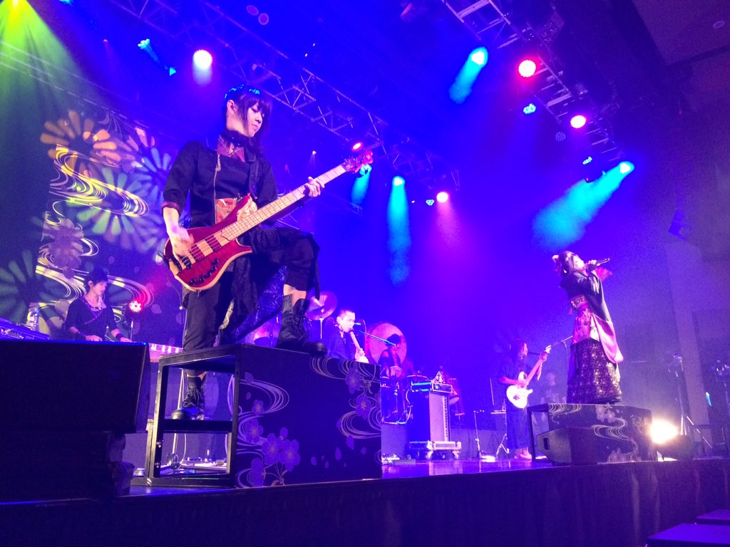 WagakkiBand's tweet photo. いよいよ台湾公演2日目始まりました！！！

今日も皆様とともにアツい、アツいライブとなっております！！！ https://t.co/iB1jNE0Q0p