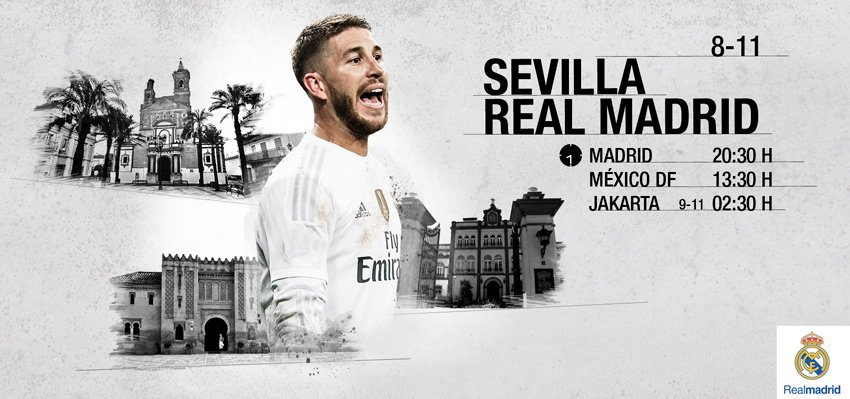 ¡Buenos días! ¡Hoy jugamos a las 20h30 contra el Sevilla! ¿Estáis preparados? 🌄⚽🙌

#RMLiga #HalaMadrid