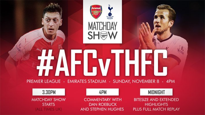 Morning all, it is matchday! Find out how you can follow all the action here #AFCvTHFC arsn.al/SRZTyA