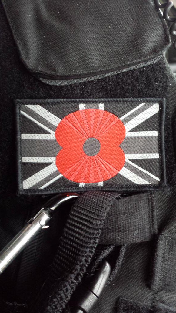 Very proud to be policing my  #RemembranceSunday parade this morning. We owe these heroes everything. #PoppyAppeal