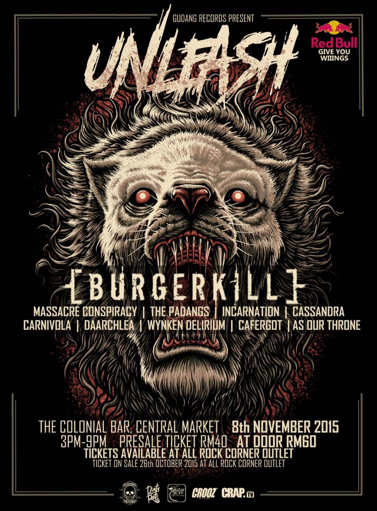 MC16band's tweet photo. #MetalTakeover Malaysia Tour The Finale is happening today at UNLEASH, The Colonial Bar. #StayMetal https://t.co/LxCAPlGrxG