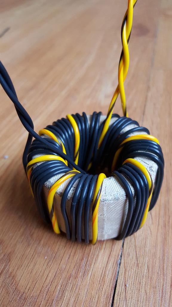 ke5dev's tweet photo. Balun wound, feedline installed, &amp; dipole installed. Time to have some fun! @HamRadioNation #FT-897D #hamradio https://t.co/AVywadqYSC