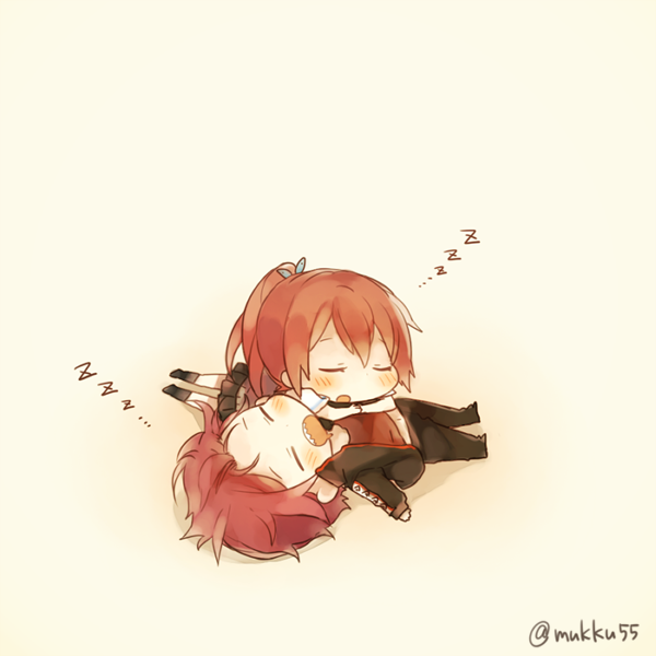 ずっと前に描いた松岡兄妹詰め(σノ、σ)♥(σ◡σ*)◝ 