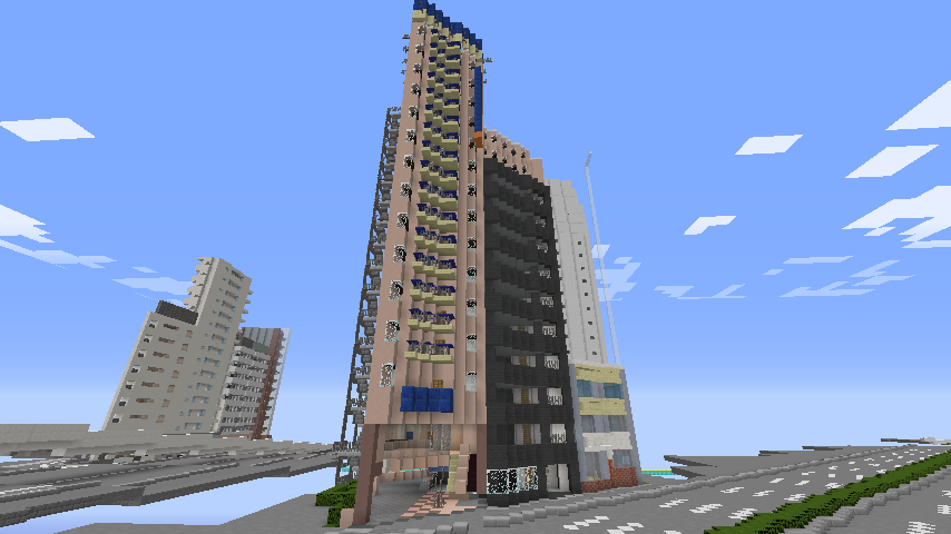טוויטר 西新宿再現サーバー 公式 Minecraft בטוויטר また 縦長のビルになっちゃった W 壁の色も後で変えとかなきゃ