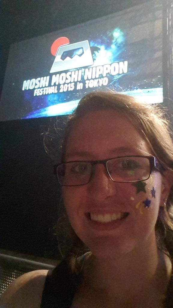 Mutchiness's tweet photo. I'm so freaking lucky!! I got to watch #WorldOrder and #KyaryPamyuPamyu at #MOSHIMOSHINIPPON tonight!! AMAZING!!! https://t.co/SacEjJDqyf