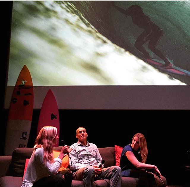 Had a great time last night talking at #surfsummit with Easkey Britton and Garrett McNamara ! #websummit