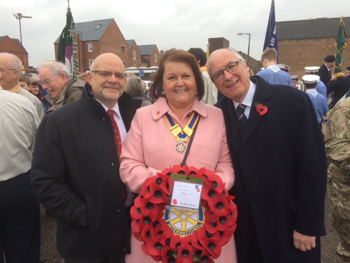 Members of <a href="/DawnbreakersRC/">Dawnbreakers Rotary</a> were proud to again take part in Long Eaton's Remembrance Sunday parade and service.
