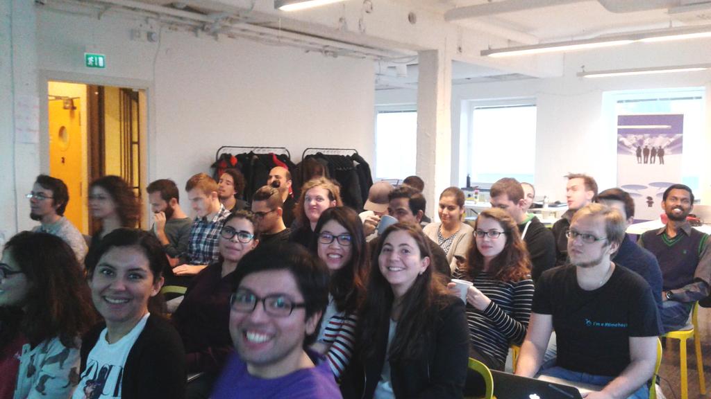 TimeHackSthlm's tweet photo. #TimeHack #challenge #listen2Hemu #readyfortoday #pitch #grow #hackers #uxdesign #developers #shetec #sthlmtech https://t.co/ywpowtnLcM
