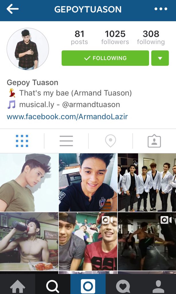 mendozarose14's tweet photo. Guys please do follow @gepoytuason on IG,he's one of TMB finalists.mabait po sya &amp; he will surely follow you back☺️ https://t.co/q8XdDyiAQW