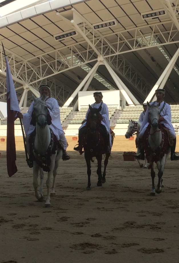 RoboticsQatar's tweet image. An impressive display at @AlShaqab today for the closing ceremony of the #WRO2015!