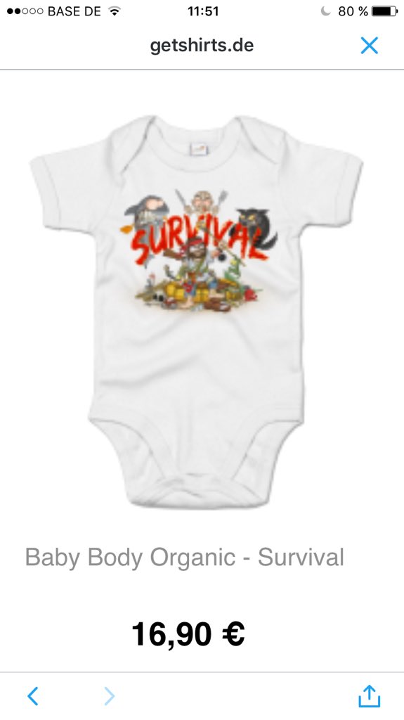 Entenmuseum's tweet photo. @Gronkh Dann könntest du doch @DebitorLP und @DaniKocht so ein schönen Strampler zum #debibaby schenken! :D https://t.co/2FaA55uYlR