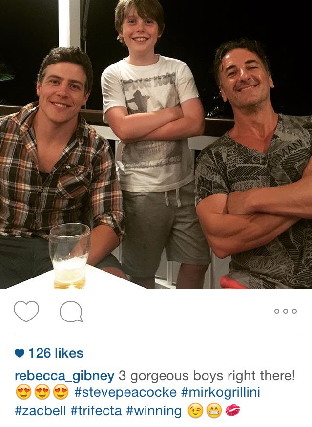 Best way to finish off a Sunday: Stephen Peacocke sighting (via the gorgeous Rebecca Gibney).#homeandaway #soapextra