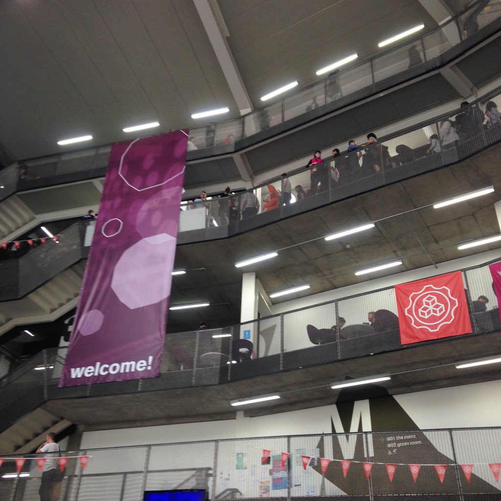 MozLock_UK's tweet photo. #mozfest2015 Final day! Let's go! 🙃🙂🙃🙂 https://t.co/vPG1mJyXMS